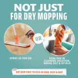 Microfiber Mop & Duster + Reusable Scrubber and Pads