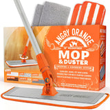 Microfiber Mop & Duster + Reusable Scrubber and Pads