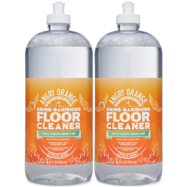 Angry Orange | Hardwood Floor Cleaner - 32oz 2 Pack | Easy to Use