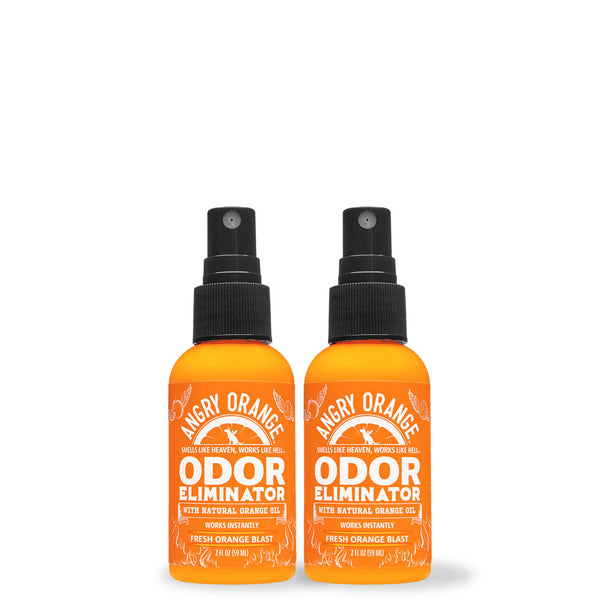 Angry Orange Pet Odor Eliminator Spray Travel 2 Pack