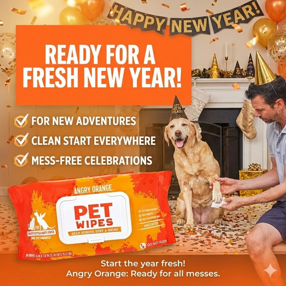 Angry Orange Pet Wipes - New Year - Instagram UGC