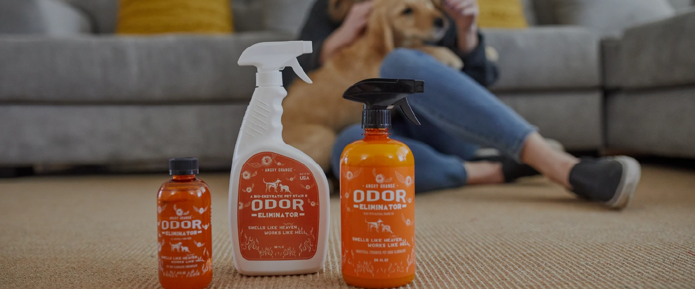 Angry Orange 20 oz Éliminateur d'odeurs pour animaux de compagnie prêt à  l'emploi Éliminateur d'odeurs d'animaux 