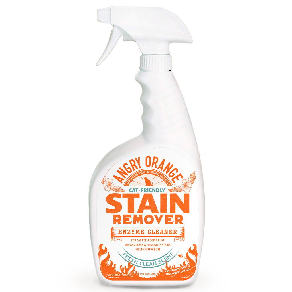 Angry Orange Enzyme Stain Cleaner & Pet Odor Eliminator, 32oz